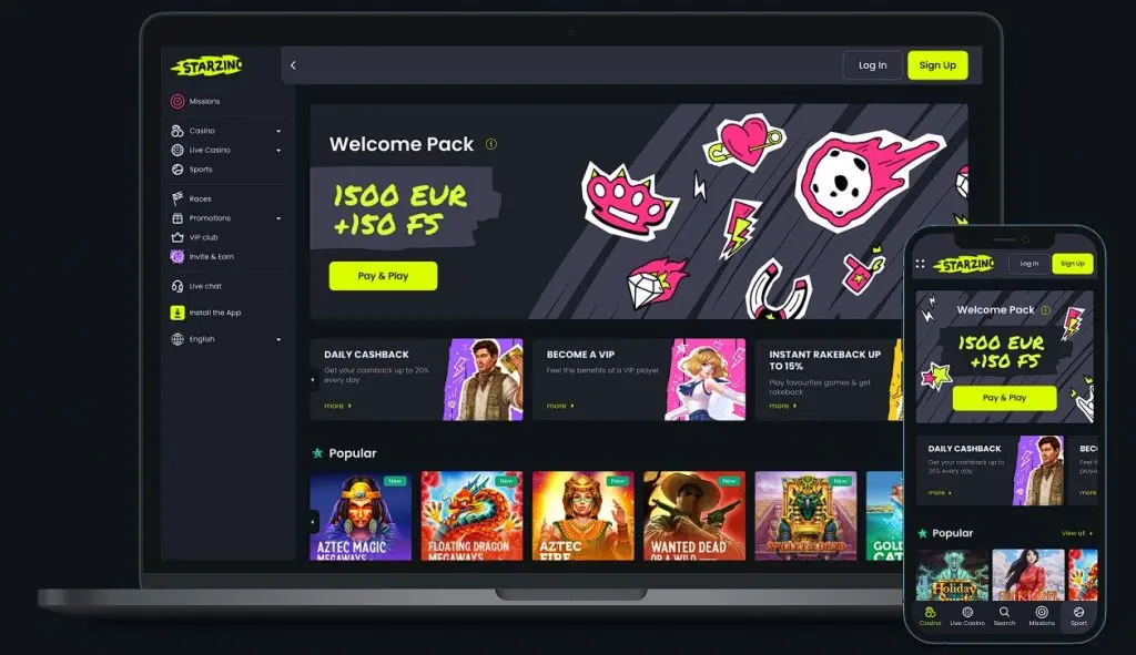 Starzino Casino Waar Elke Speelsessie Schittert image 2