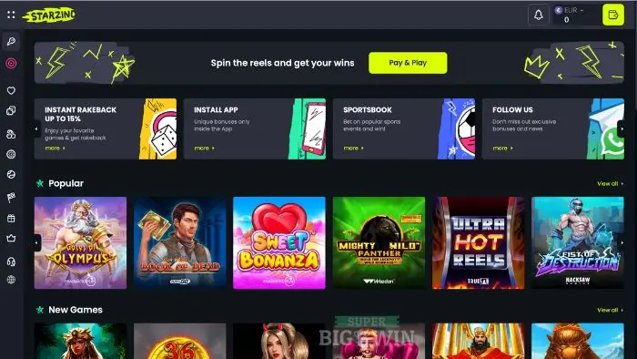 Starzino Casino Waar Elke Speelsessie Schittert image 3